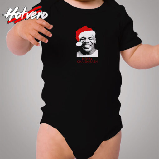 Mike Tyson Funny Christmas Ugly Style Cozy Baby Onesies