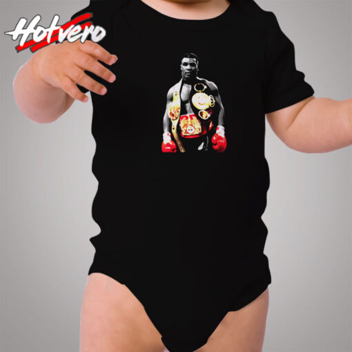 Mike Tyson Iron The Champ Boxing Legend Cozy Baby Onesies