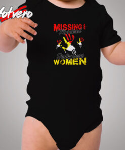 Missing And Murdered Indigenous Women Cozy Baby Onesies