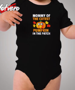 Mommy Of The Cutest Pumpkins Cozy Baby Onesies