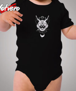 Moon Third Eye Gothic Cozy Baby Onesies