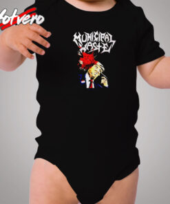 Municipal Waste Dumbtrump Heavy Metal Cozy Baby Onesies