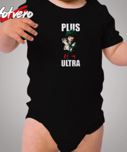 My Heroes Academia Plus Ultra Izuku Cozy Baby Onesies