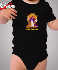 Never Mind The Witch Beware Of The Bull Cozy Baby Onesies