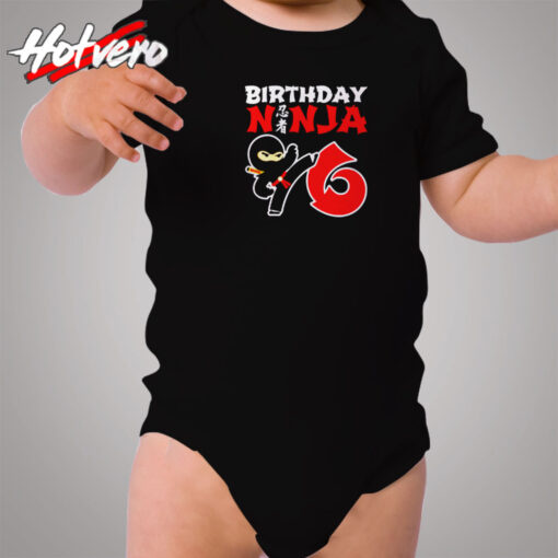 Ninja Birthday Cozy Baby Onesies