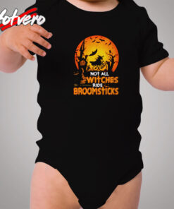 Not All Witches Pumpkins Cozy Baby Onesies