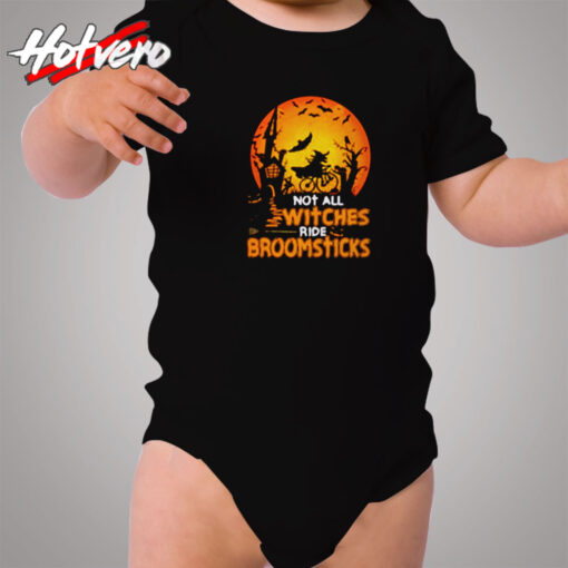 Not All Witches Pumpkins Cozy Baby Onesies