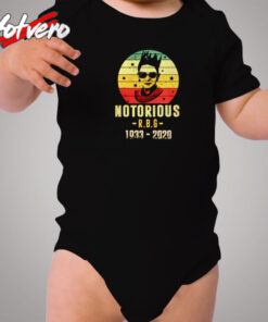 Notorious Rbg Rip Cozy Baby Onesies