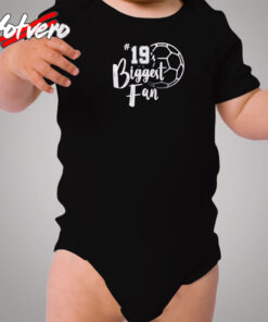 Number 19’s Biggest Fan Cozy Baby Onesies