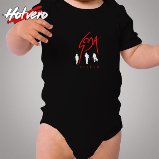 Official Soda Stereo Logo Cozy Baby Onesies