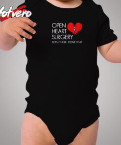 Open Heart Surgery Cozy Baby Onesies