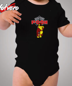 Parody Doctor Who And Winnie The Pooh Cozy Baby Onesies