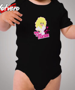 Parody Dolly Parton In The Style Of Barbie Cozy Baby Onesies