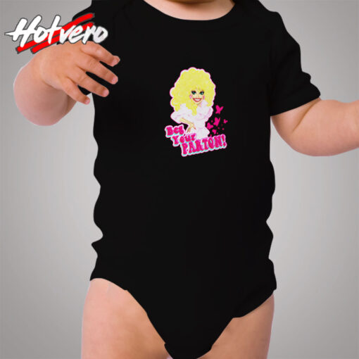 Parody Dolly Parton In The Style Of Barbie Cozy Baby Onesies