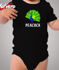 Peacock Cozy Baby Onesies