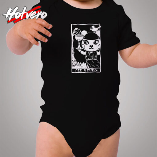 Pekoe As Ace Of Cups Cozy Baby Onesies