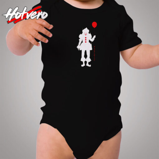 Pennywise With Balloon Halloween Cozy Baby Onesies