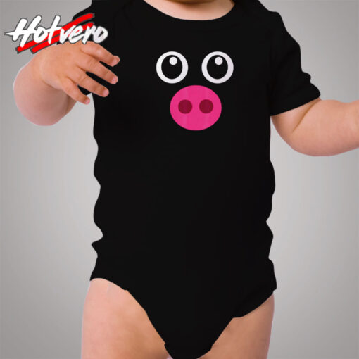 Pig Face Costume Cozy Baby Onesies