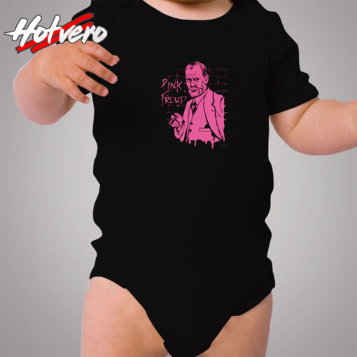 Pink Freud Cozy Baby Onesies