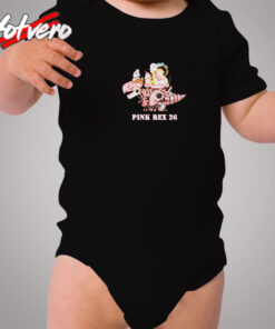 Pink Rex 26 Cozy Baby Onesies