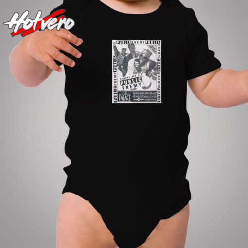 Public Enemy Poster Cozy Baby Onesies