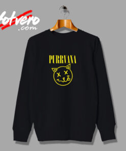 Purrvana Kitty Nirvana Parody Urban Sweatshirt