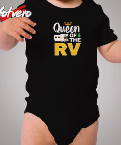 Queen Of The Camper Cozy Baby Onesies