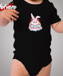 Rabbit Hail Satan Easter Demonic Baphomet Cozy Baby Onesies