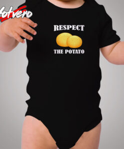 Respect The Potato Cozy Baby Onesies