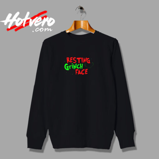 Resting Grinch Face Meme Urban Sweatshirt