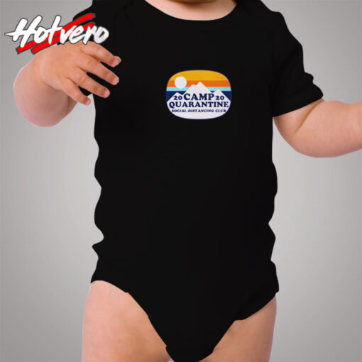 Retro Camp Quarantine Cozy Baby Onesies