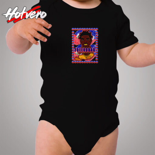 Retro Free Kodak Black Cozy Baby Onesies