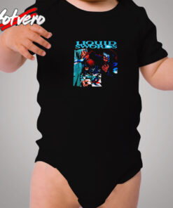 Retro Supreme Liquid Swords Cozy Baby Onesies