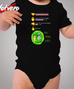 Rick And Morty Cozy Baby Onesies