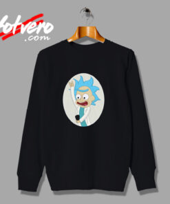 Rick And Morty Selfie Tiny Rick Girls Urban Sweatshirt