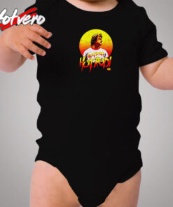 Roddy Piper Wrestler Hotrod Cozy Baby Onesies