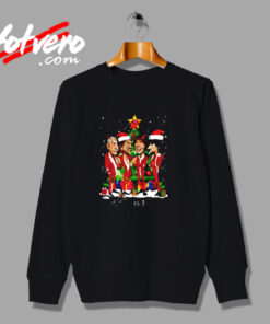 Rolling Stone Santa Christmas Tree Urban Sweatshirt