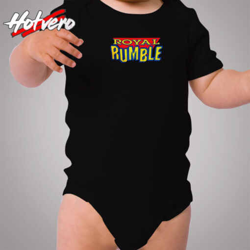 Royal Rumble Classic Logo Cozy Baby Onesies