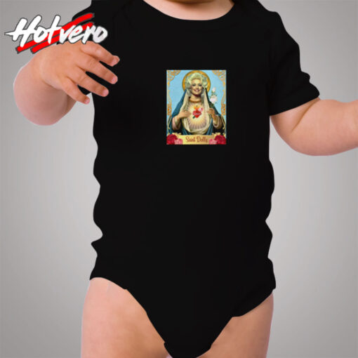 Saint Dolly Parton Vintage Legend Cozy Baby Onesies