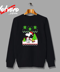 Santa Peanuts Snoopy And Woodstock Urban Sweatshirt