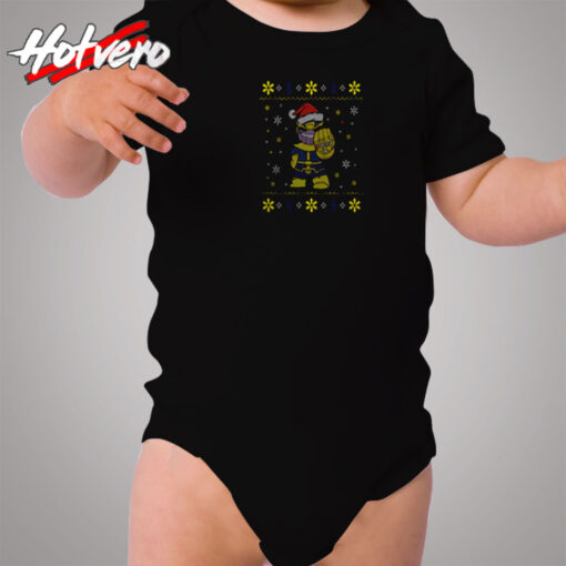 Santa Thanos Christmasfunny Style Cozy Baby Onesies