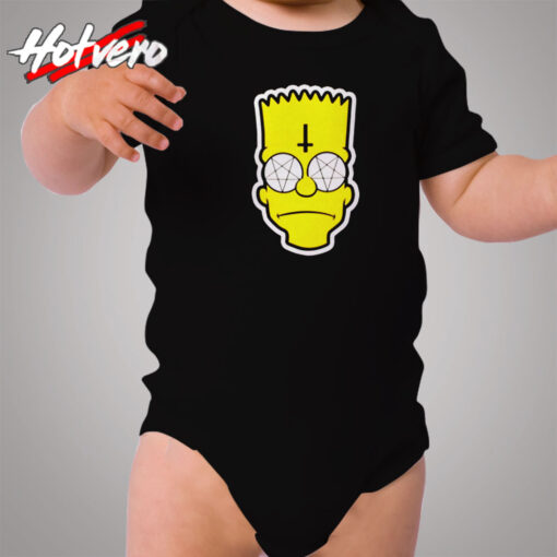 Satanic Bart Simpson Cozy Baby Onesies