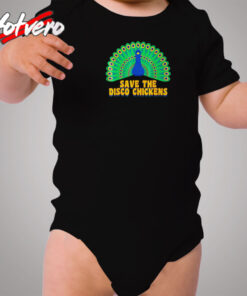 Save The Disco Chickens Cozy Baby Onesies