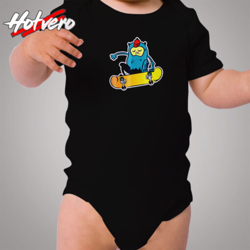 Skateboard Birthday Cozy Baby Onesies