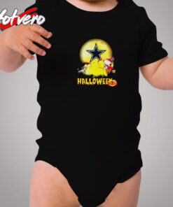 Snoopy Halloween Flying Dallas Cowboys Cozy Baby Onesies