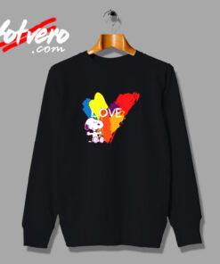 Snoopy Rainbow Love Urban Sweatshirt