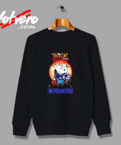 Snoopy Trick Or Treat Dallas Cowboys Halloween Urban Sweatshirt