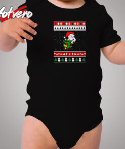 Snoopy Ugly Christmas Cozy Baby Onesies