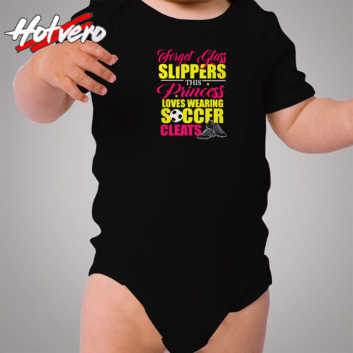 Soccer Princess Cozy Baby Onesies