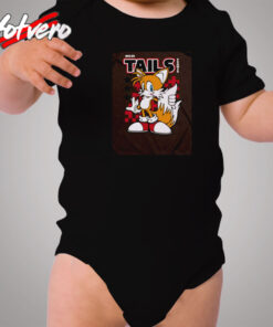 Sonic Miles Tails Prower Charcoal Cozy Baby Onesies